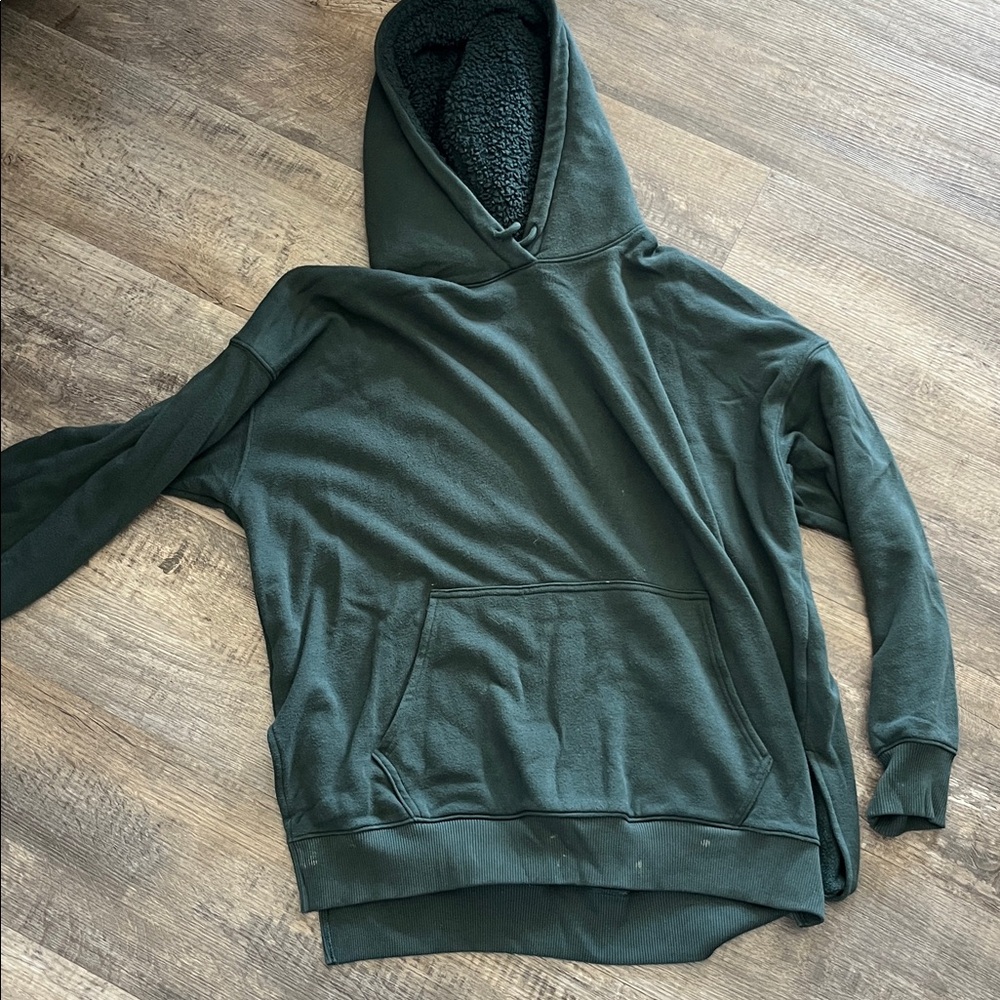 American Eagle Outfitters Forest Green Jegging Fit Hoodie